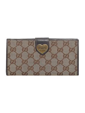 Gucci GG canvas long wallet