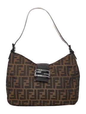 Fendi Brown Zucca canvas bag