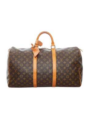 Louis Vuitton Monogram canvas Keepall 50 travel bag