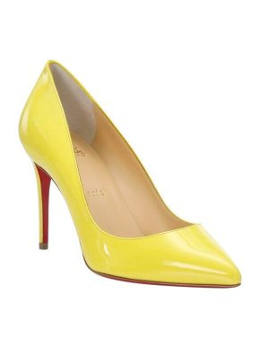 Christian Louboutin Yellow Pigalle Follies 85mm