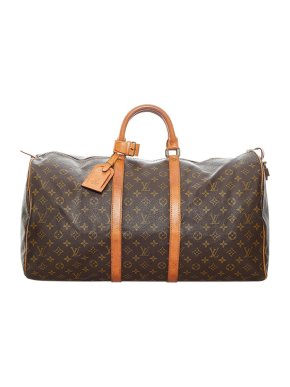 Louis Vuitton Monogram canvas Keepall 55 travel bag