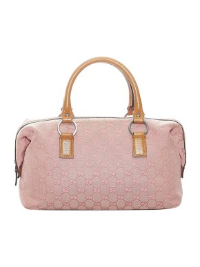 Gucci Pink GG canvas Boston bag
