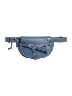 Loewe Blue leather Gate belt bag