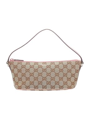 Gucci Vintage GG canvas Boat baguette