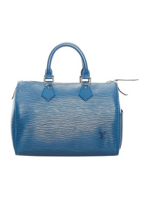 Louis Vuitton Blue Epi leather Speedy 30 bag