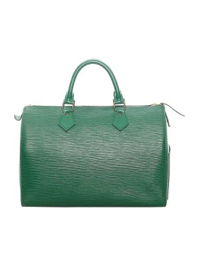 Louis Vuitton Green Epi leather Speedy 30 bag
