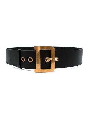 Dior Quake Black Smooth Calfskin 55 MM Belt - Size 90