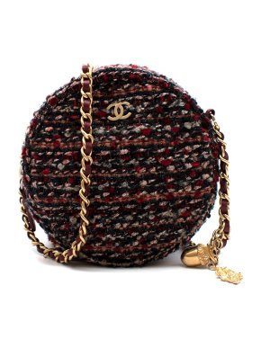 Chanel Multicolour tweed Round as Earth bag