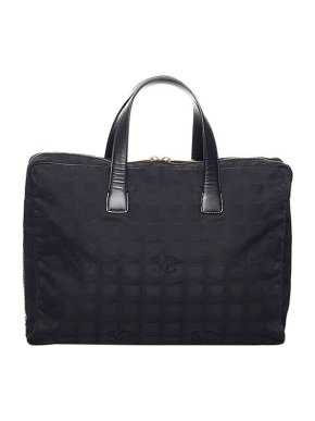 Chanel Black nylon New Travel Line business bag