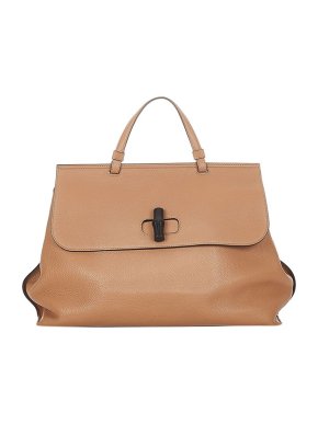 Gucci Beige leather Bamboo Daily bag