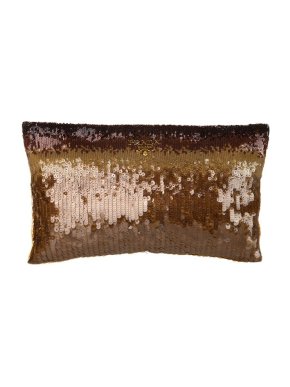 Prada Brown ombre sequin clutch bag