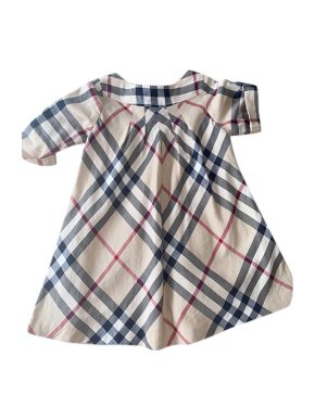 Burberry Beige House Check cotton dress