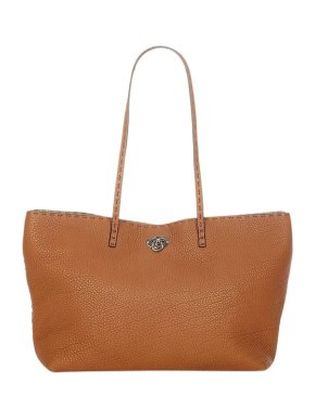 Fendi Tan leather Carla Selleria tote bag