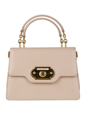 Dolce & Gabbana Taupe leather Welcome bag