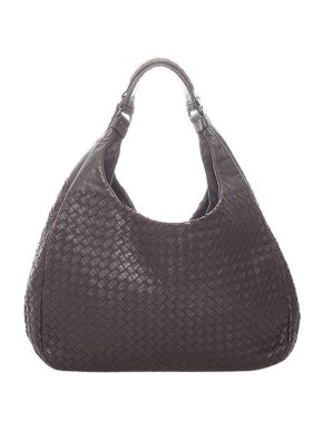 Bottega Veneta Brown Intrecciato leather Campana hobo bag
