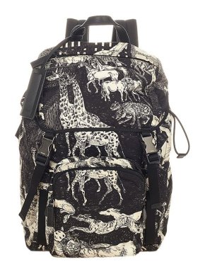 Prada Greyhounds Christophe Chemin print nylon backpack