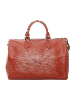 Louis Vuitton Cognac Epi leather Speedy 30 bag