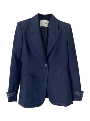 Fendi Blue twill blazer