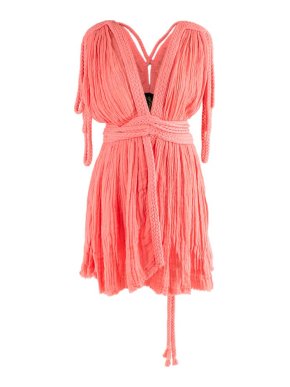 Kasia Kulenty Coral Luna Mini Dress