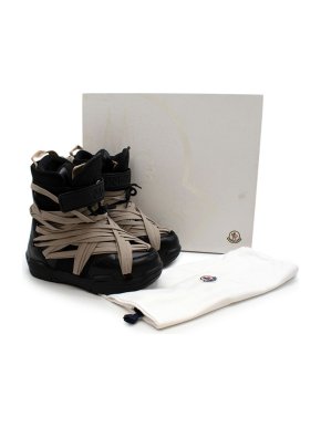 Moncler x  Rick Owens chunky lace-up boots