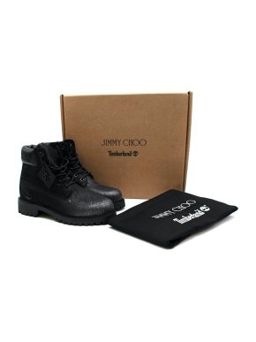 Jimmy Choo x Timberland glittered nubuck leather Premium 6 boots