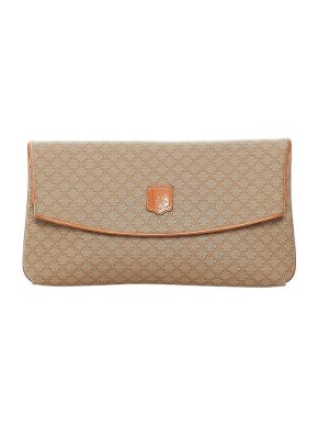Celine Vintage Macadam PVC clutch bag