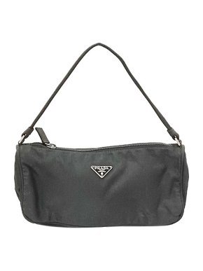 Prada Black nylon Tessuto baguette