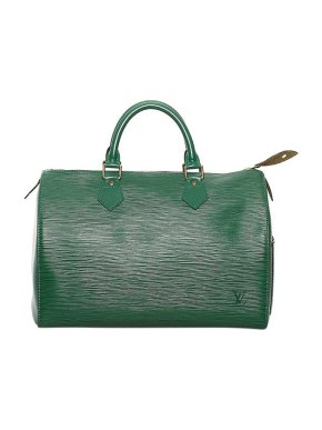 Louis Vuitton Green Epi leather Speedy 30 bag