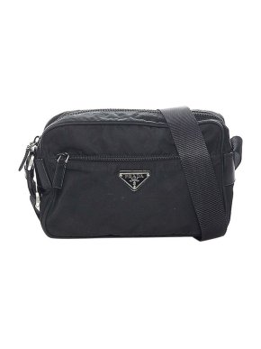 Prada Black nylon Tessuto crossbody bag