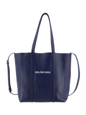 Balenciaga Blue leather Everyday XS tote bag