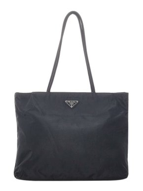 Prada Black nylon Tessuto tote bag