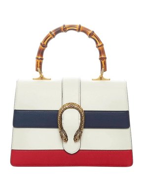 Gucci Tricolour leather Dionysus bamboo handle bag