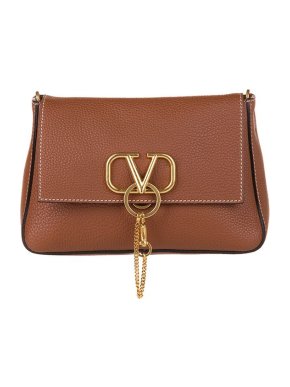 Valentino Garavani Tan leather V-Ring bag
