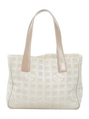 Chanel Beige nylon New Travel Line tote bag