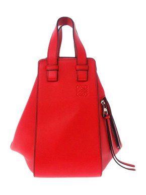 Loewe Red leather Hammock bag