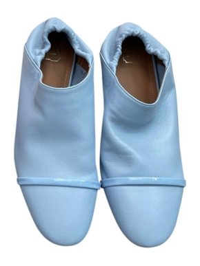 Malone Souliers Blue leather fold-down loafers