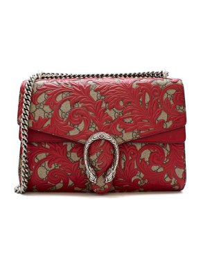 Gucci Red Arabesque Dionysus Shoulder Bag