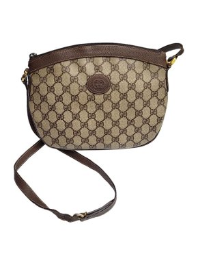 Gucci Vintage GG canvas crossbody bag