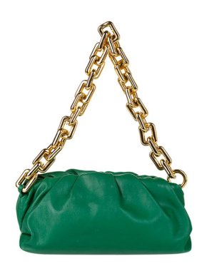 Bottega Veneta Green leather The Chain bag