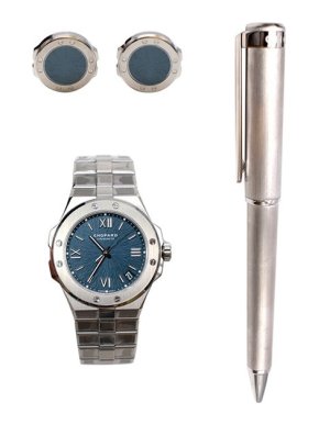 Chopard X Alpine Eagle Gift Set - 41mm Watch, Cufflinks & Ballpoint Pen