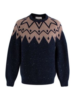 Brunello Cucinelli Cashmere Blend Fair-Isle Jumper