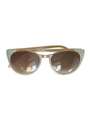 Linda Farrow Mint Cat-Eye Sunglasses