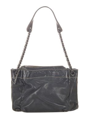 Chanel Vintage Lambskin Leather Shoulder Bag