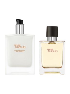 Terre D'Hermes Eau de Toilette Spray 50ml & After-shave balm 100ml