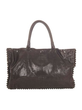Bottega Veneta Black leather studded edge tote bag