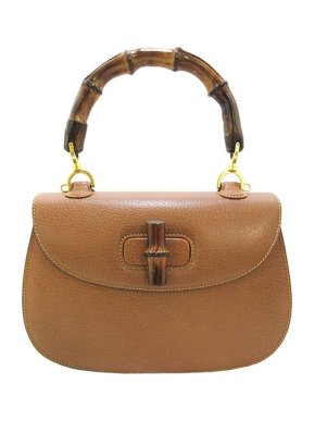 Gucci Tan leather Bamboo 1947 bag
