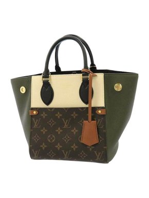 Louis Vuitton Monogram canvas & leather Fold PM tote bag