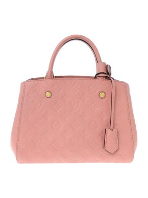 Louis Vuitton Rose Velours Monogram Empreinte leather Montaigne BB bag
