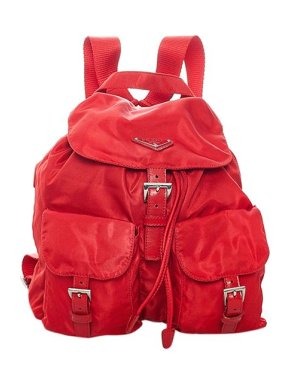 Prada Red nylon Tessuto backpack