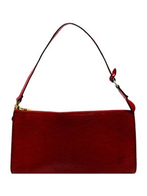 Louis Vuitton Red Epi leather Pochette Accessoires bag